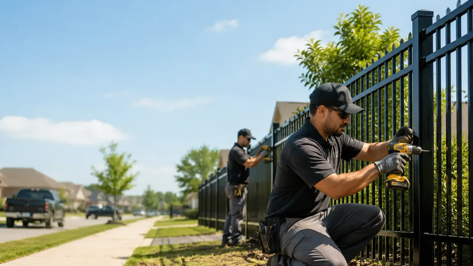Metal Fence Installation in Marion, WI